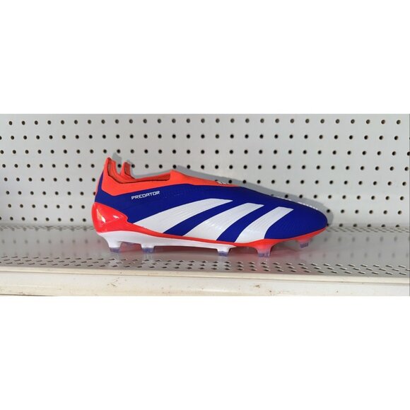 adidas Other - Adidas Predator Elite Laceless FG Mens Soccer Cleats Size 10 Blue Orange IF6447